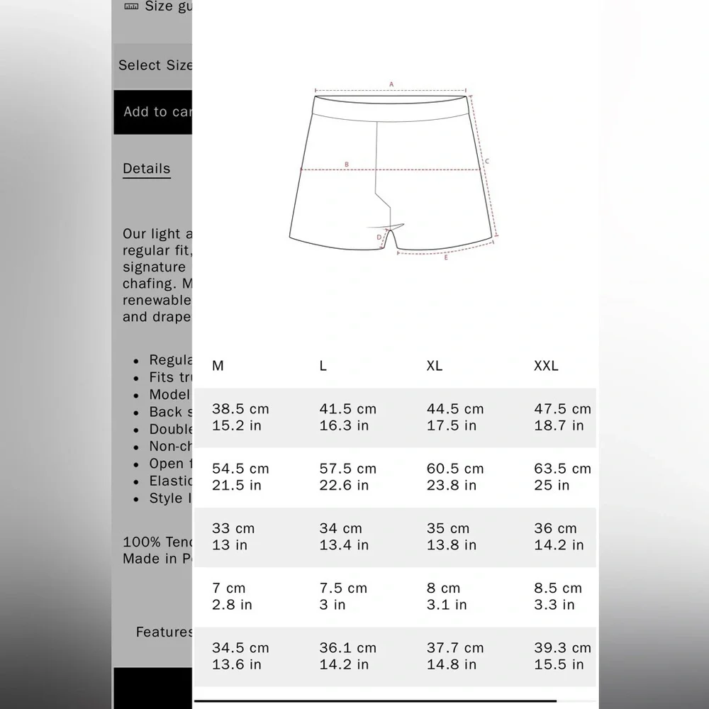 CDLP Woven Boxer Shorts Slim Sky Blue with elastic band $85